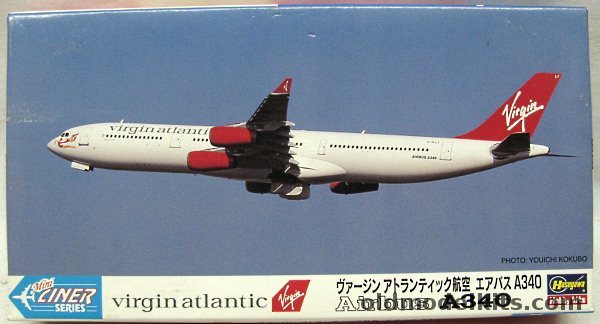 Hasegawa 1/400 Airbus A340 - Virgin Atlantic Air Lines, ML11 plastic model kit